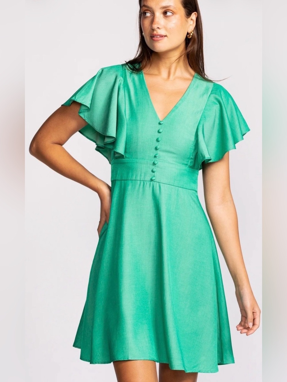 Pink Martini Green Stacey Dress Size Medium